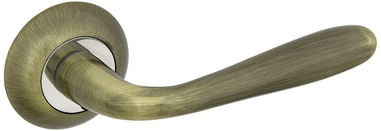 Дверная ручка для межкомнатной двери ФАБРИКА ЗАМКОВ FZ 09 AB бронза