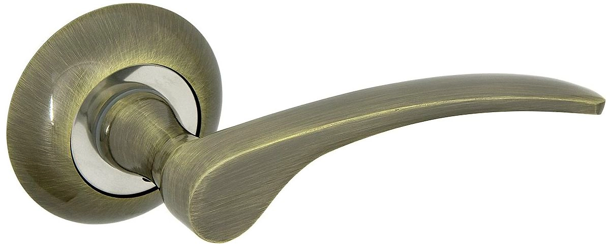 Дверная ручка для межкомнатной двери ФАБРИКА ЗАМКОВ FZ 12 AB бронза