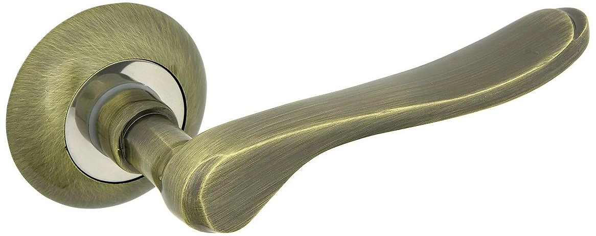Дверная ручка для межкомнатной двери ФАБРИКА ЗАМКОВ FZ 15 AB бронза