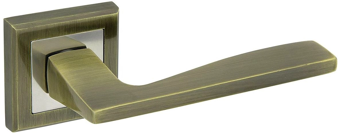 Дверная ручка для межкомнатной двери ФАБРИКА ЗАМКОВ FZ 16 S AB бронза