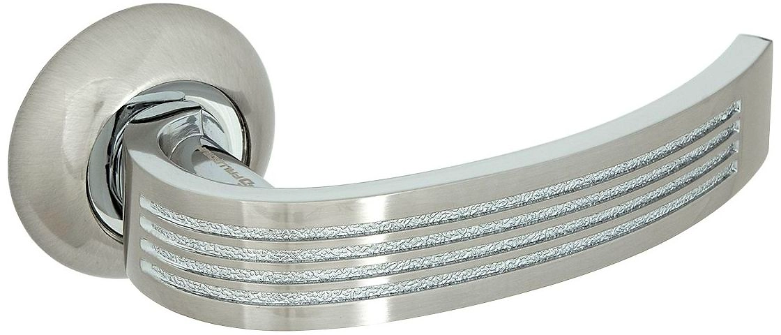 Дверная ручка для межкомнатной двери PALLADIUM Dorico никель