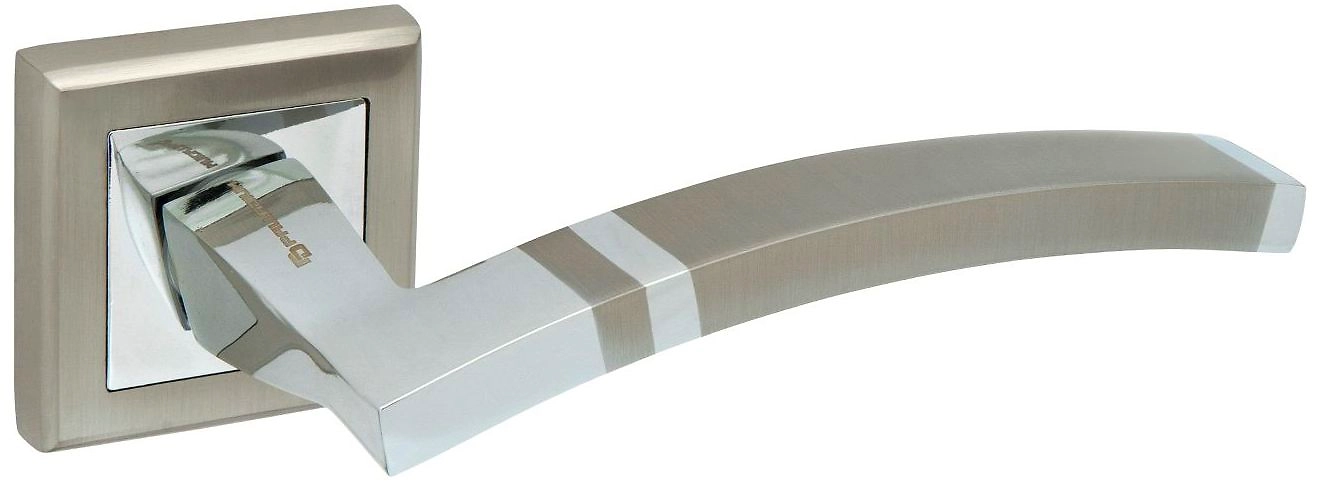 Дверная ручка для межкомнатной двери PALLADIUM Tesoro никель