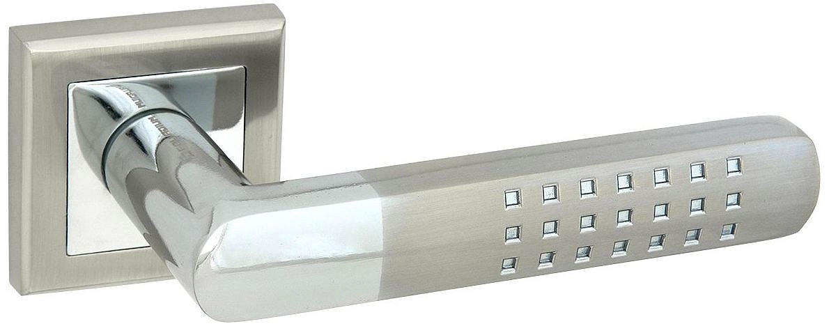 Дверная ручка для межкомнатной двери PALLADIUM Terreno никель