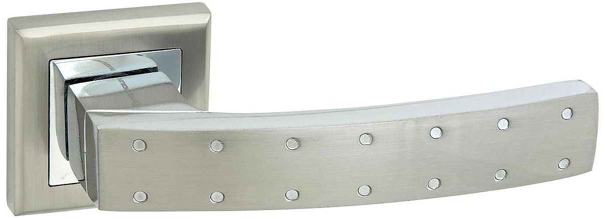 Дверная ручка для межкомнатной двери PALLADIUM Costo никель