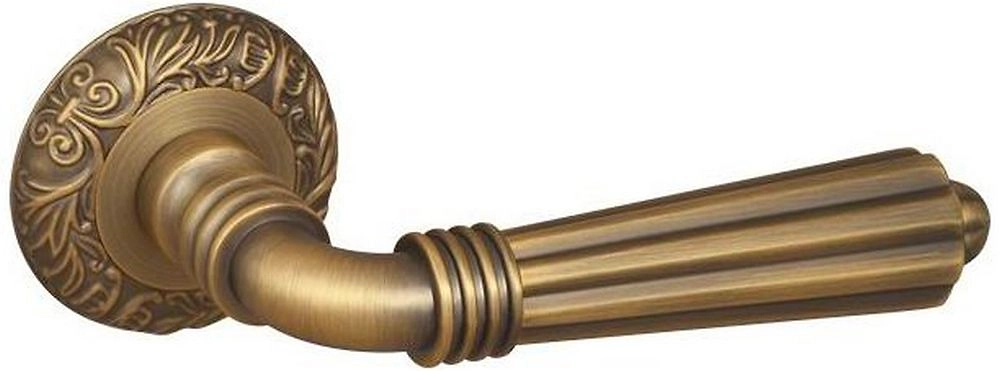 Дверная ручка для межкомнатной двери FUARO DEMETRA SM матовая бронза