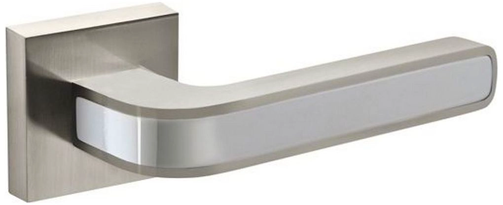 Дверная ручка для межкомнатной двери FUARO Neo DM никель