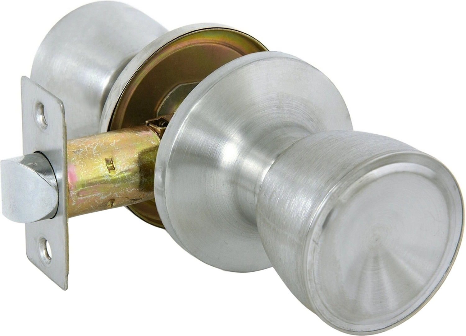 Дверная ручка для двери в санузел ФАБРИКА ЗАМКОВ матовый никель