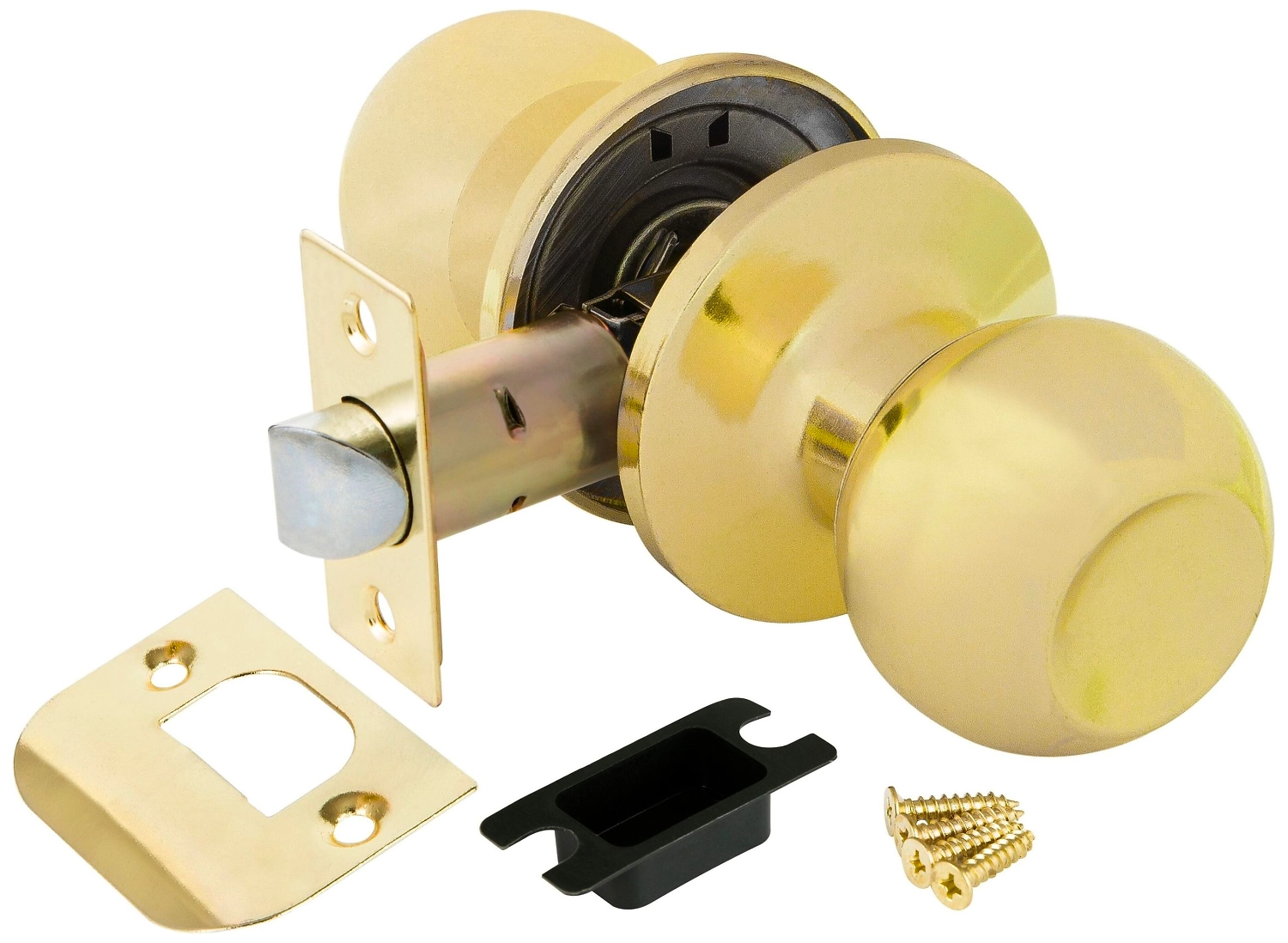 Дверная ручка-кноб для межкомнатной двери AJAX 6082 PB-P золото