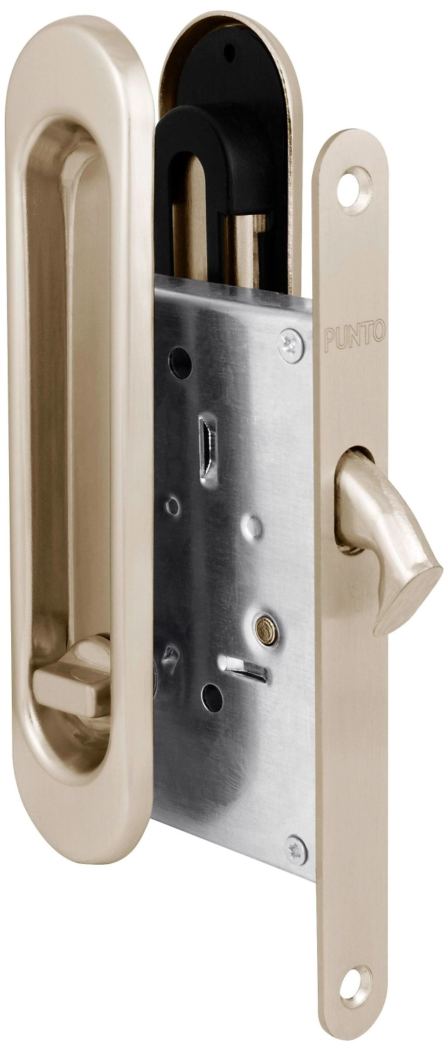 Дверная ручка для раздвижной двери PUNTO Soft LINE-011 никель