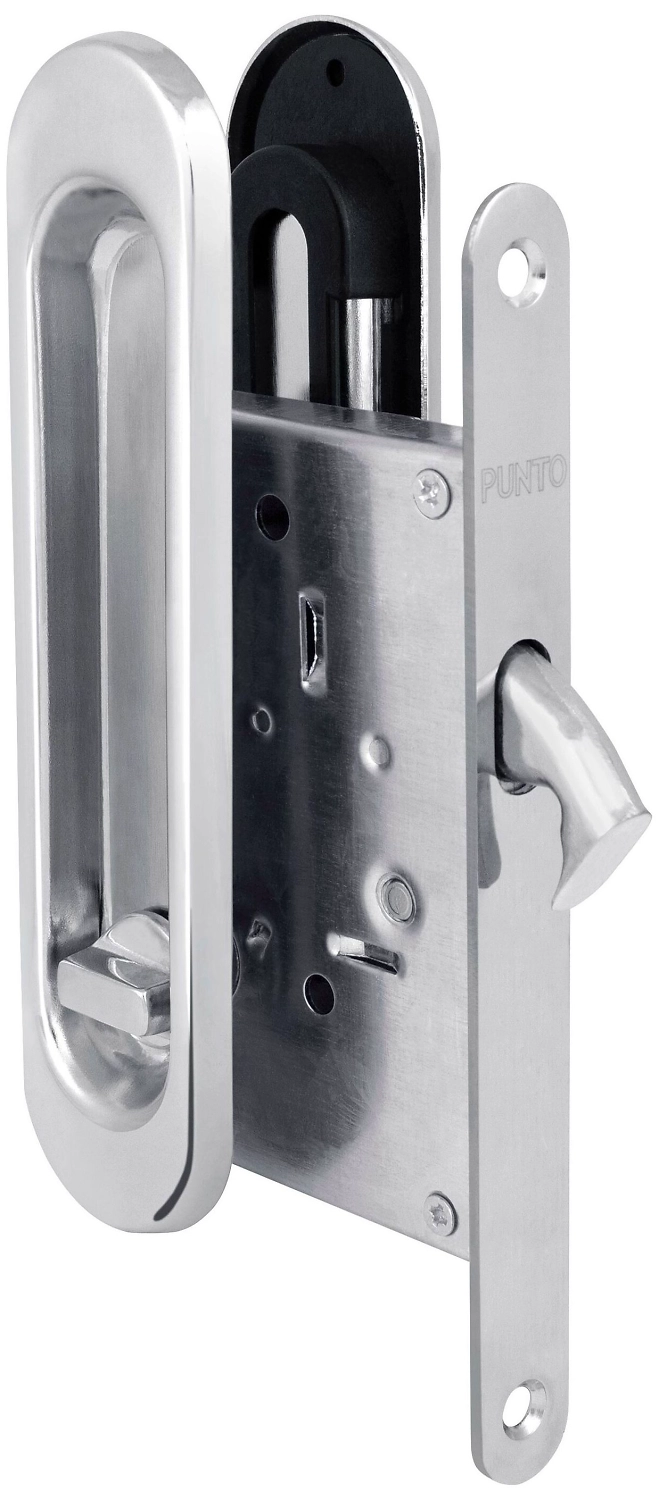 Дверная ручка для раздвижной двери PUNTO Soft LINE-011 хром