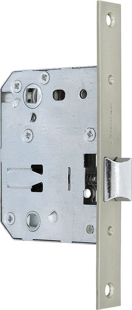 Дверная защелка Palladium 170 PN 195х76х18 мм ЦАМ матовый никель