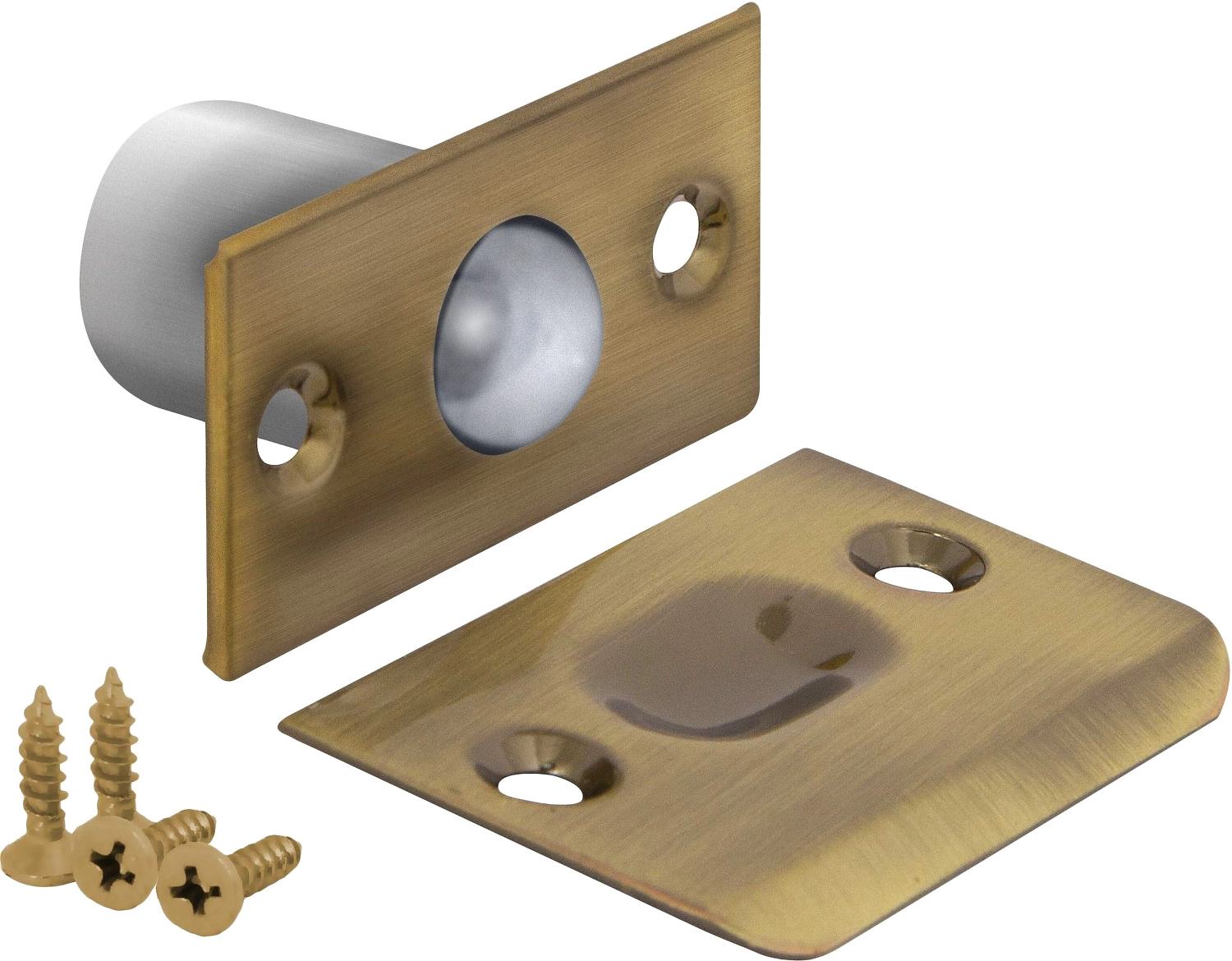 Дверная защелка FUARO 26x53x23 мм металл бронза