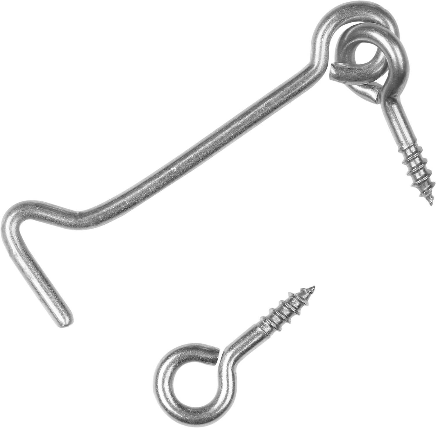 Крюк дверной 80 мм нержавеющая сталь 1 шт