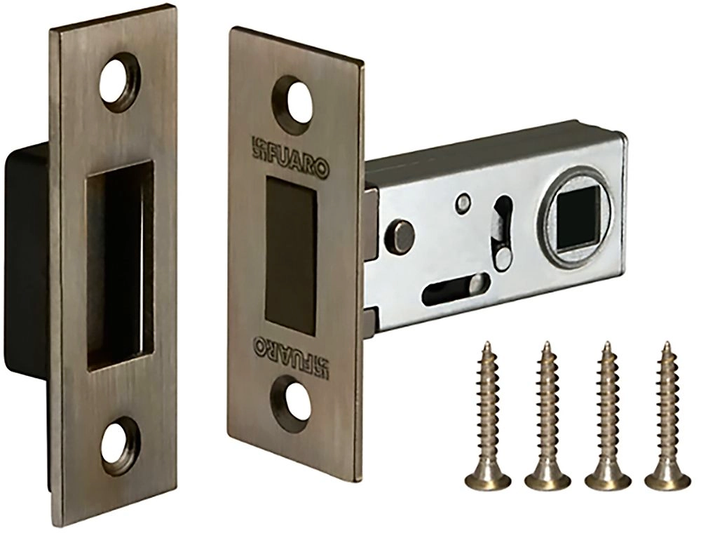 Защелка врезная Fuaro MAGNET M12-50-25 AB бронза