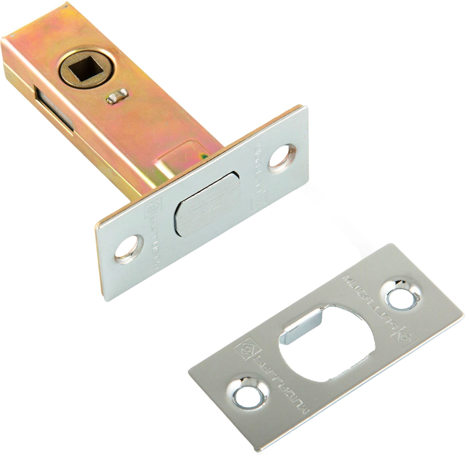 Задвижка защелка врезная Palladium 101 CP 57x66x25 мм металл