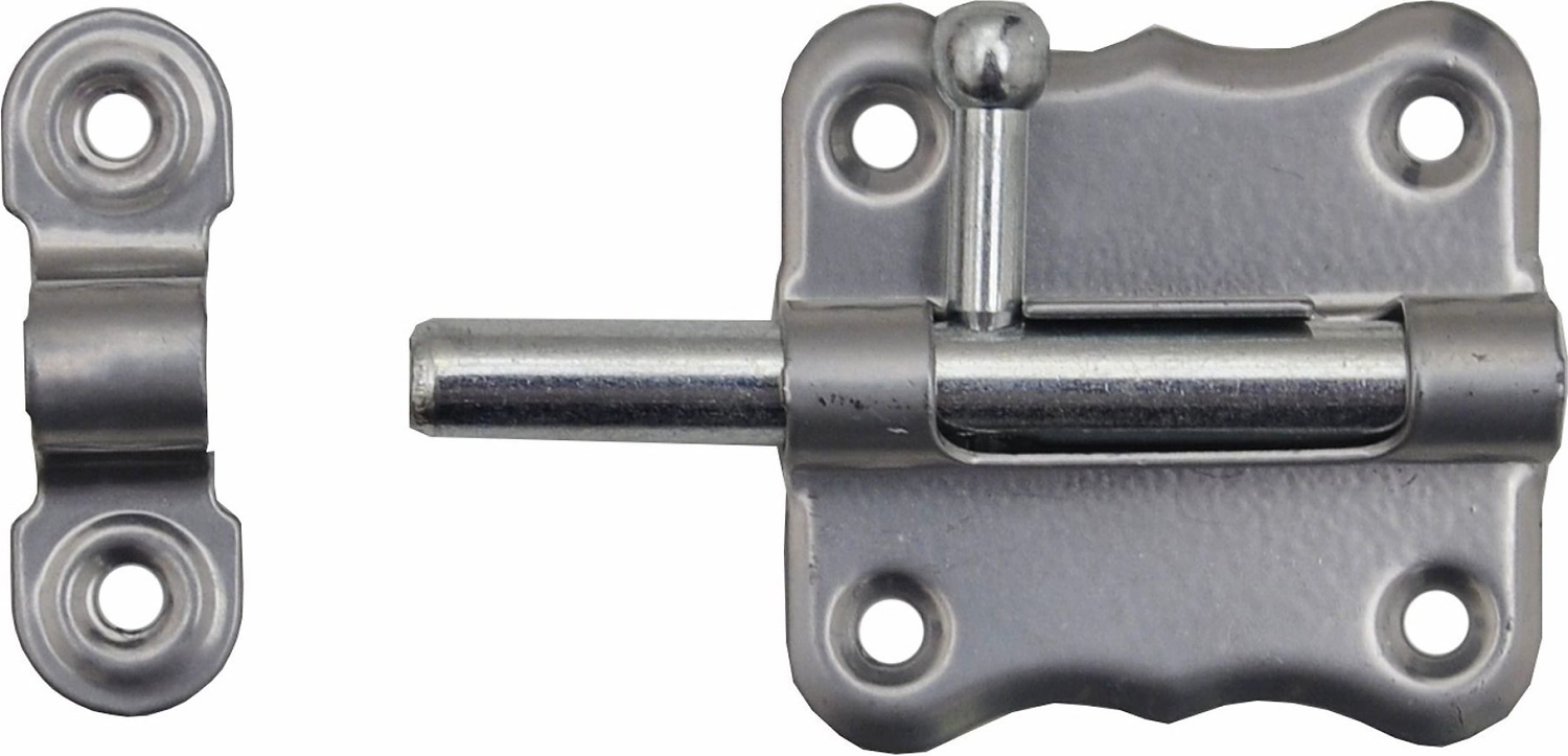 Задвижка дверная JET 70x68x30 мм металл хром