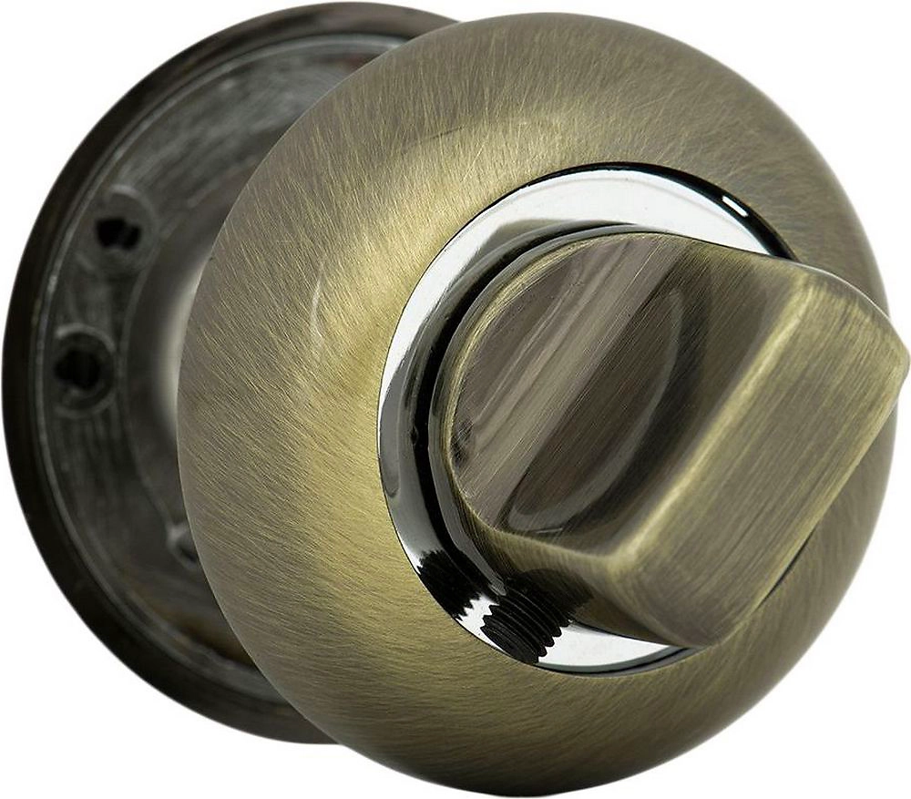 Дверная накладка-фиксатор ФАБРИКА ЗАМКОВ FZ AB BK античная бронза