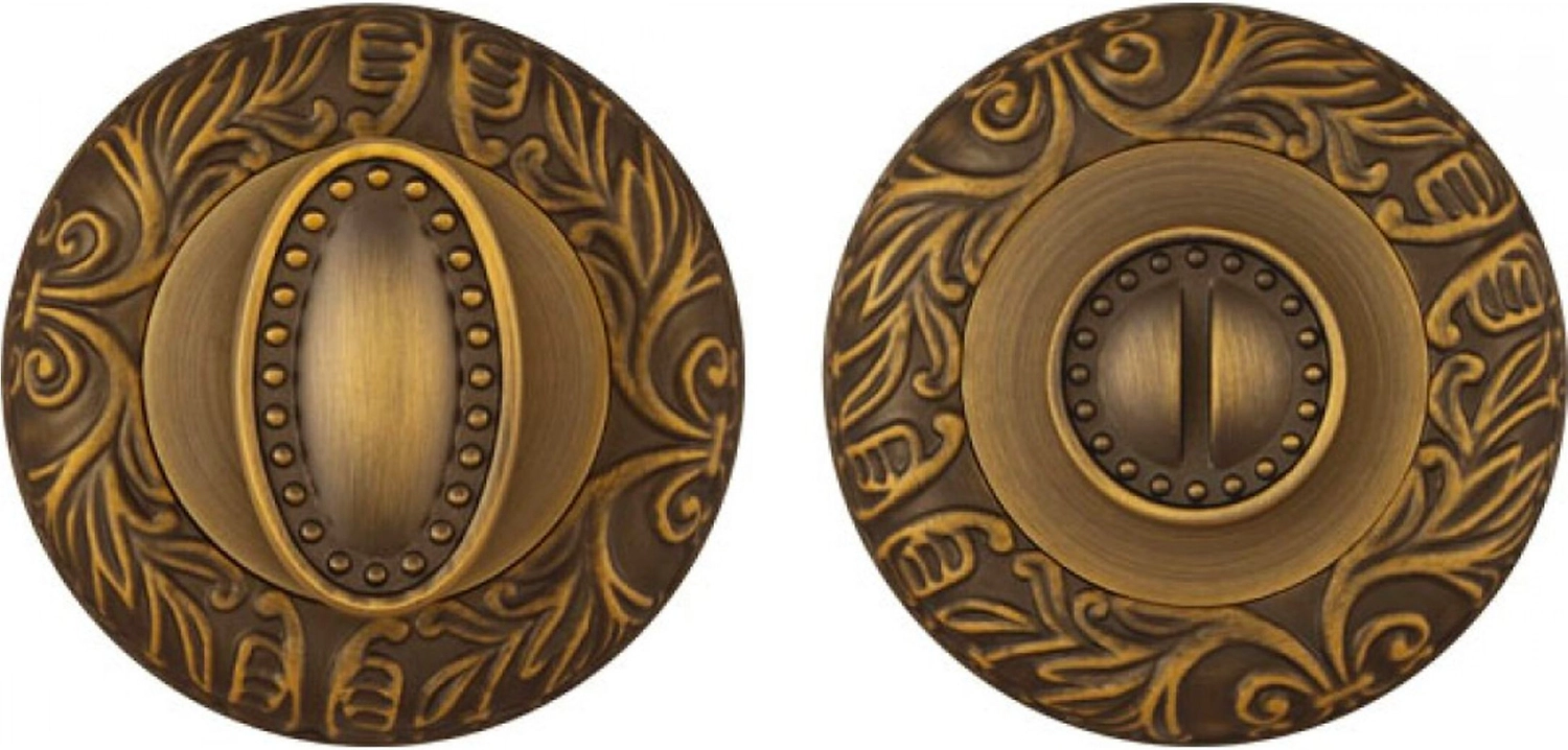 Завертка дверная  FUARO  WC BK6 SM матовая бронза