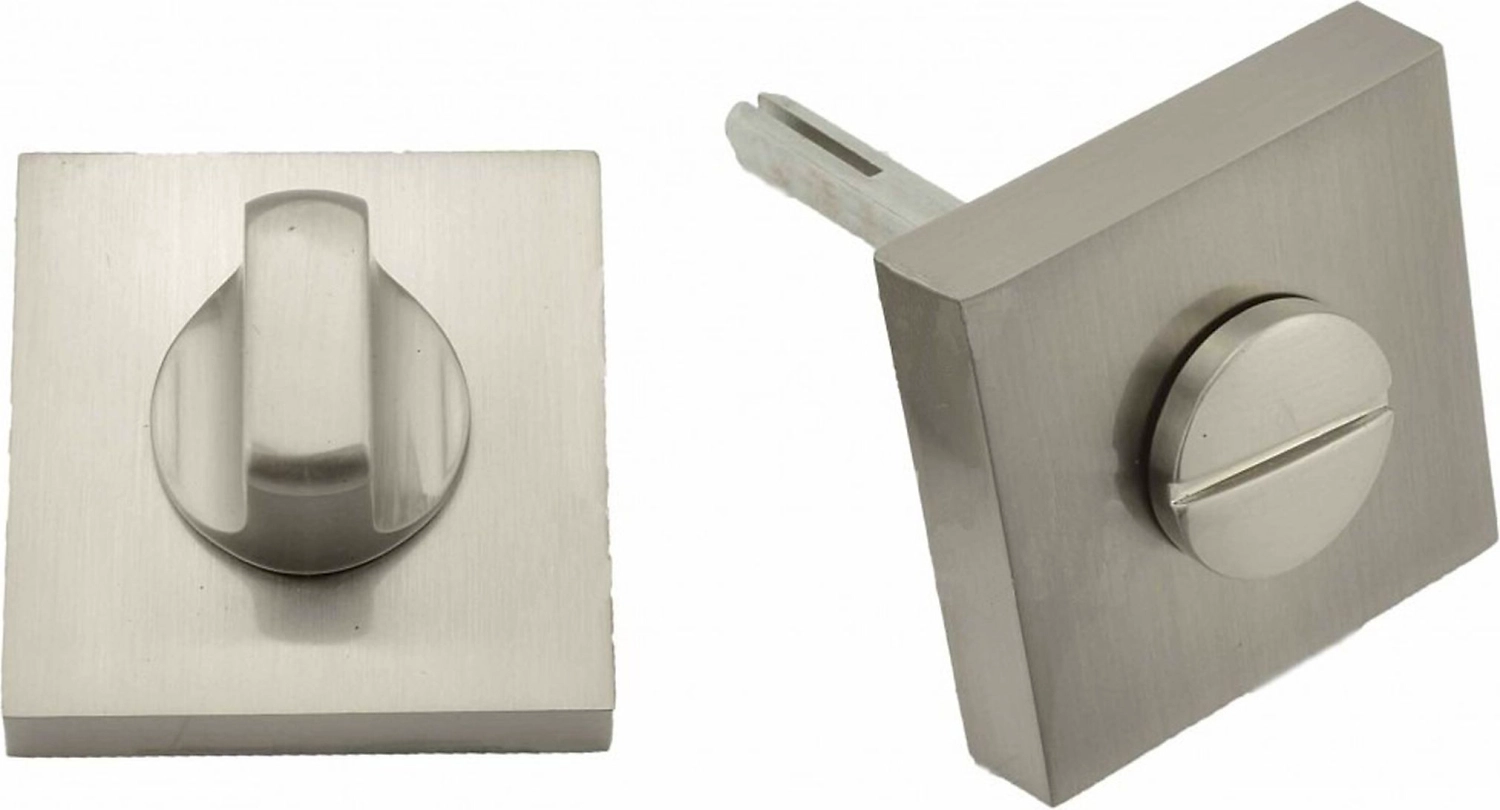 Завертка дверная FUARO WC BK6 DM матовый никель хром