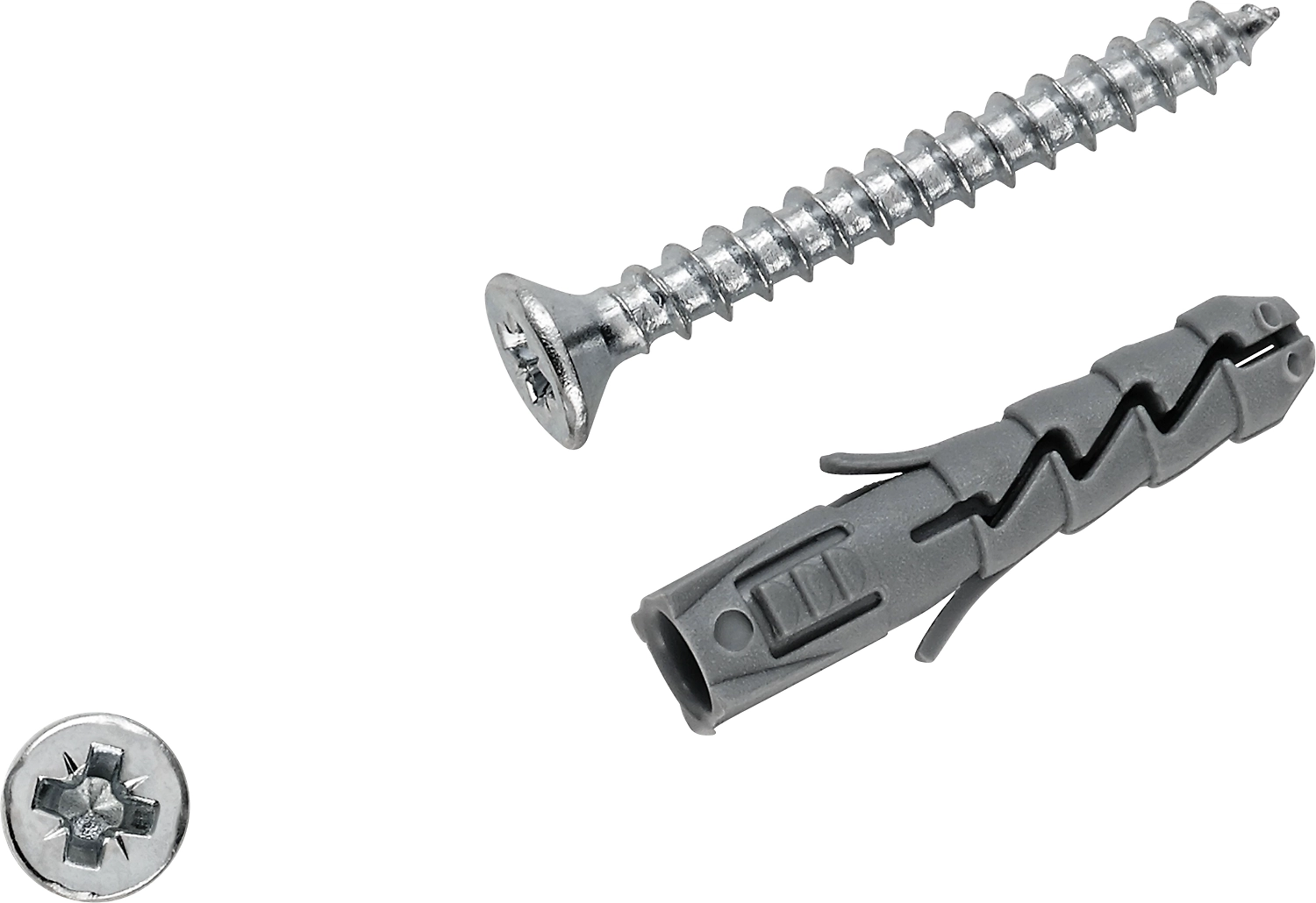 Дюбель-шуруп универсальный распорный LUX-TOOLS 5х25 мм 20 шт