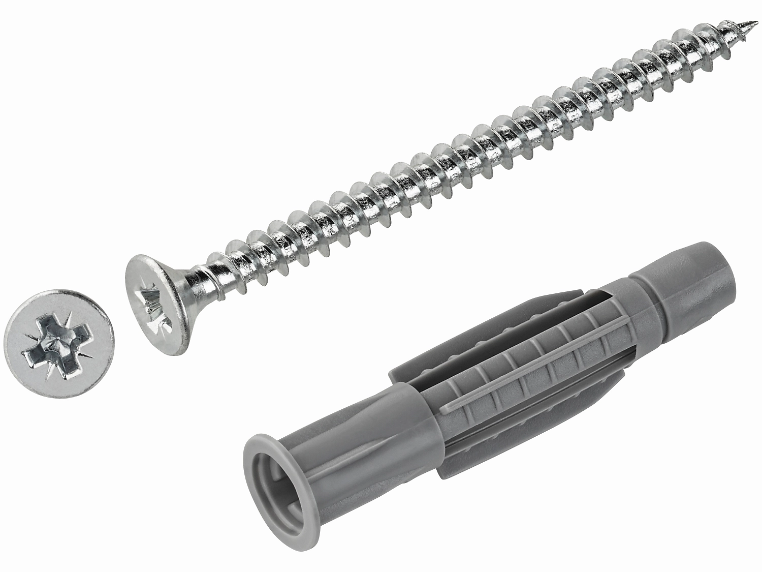 Дюбель универсальный LUX-TOOLS с саморезом 10х58 мм 4 шт