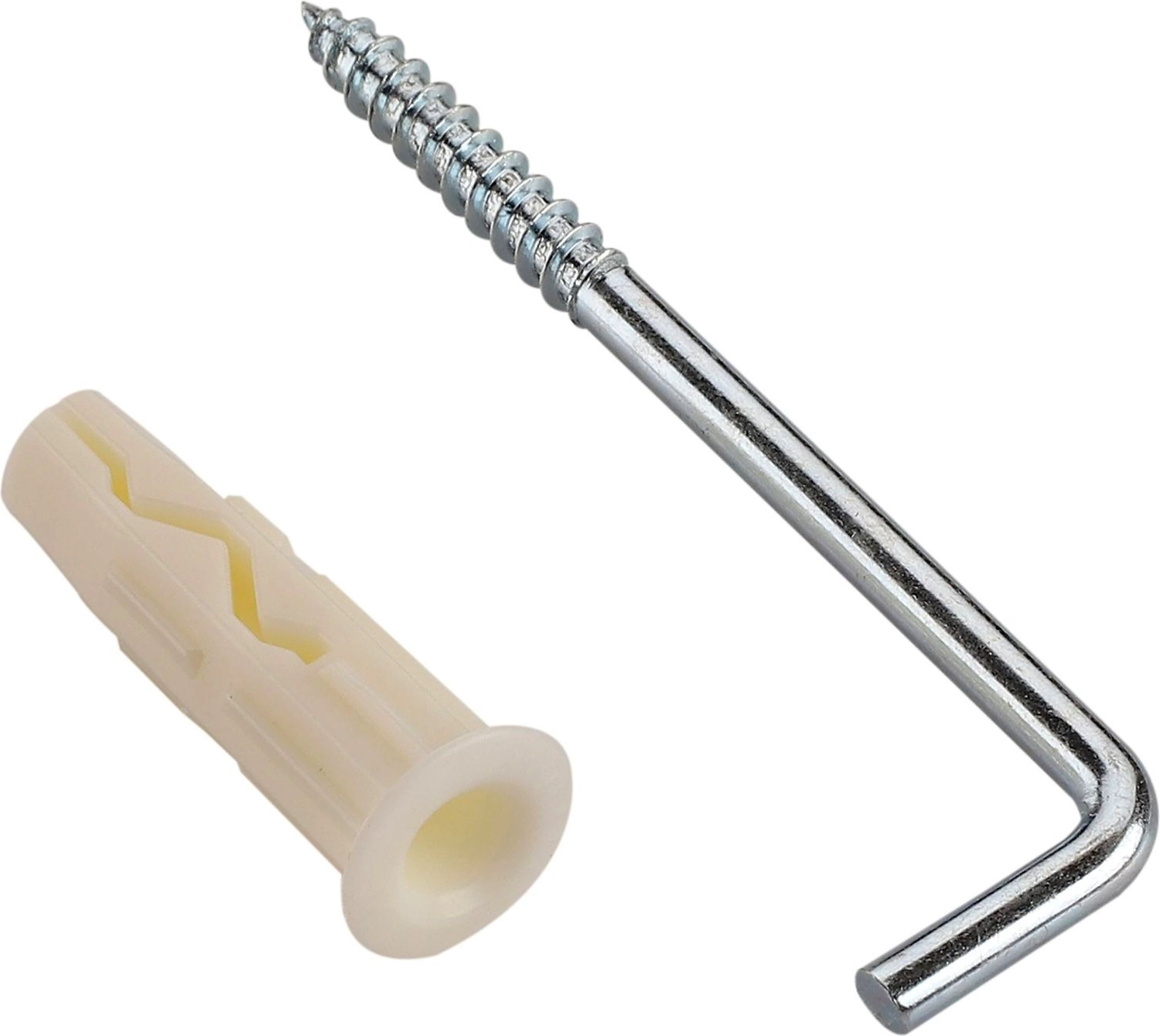 Дюбель ЕВРОПАРТНЕР MULTI Plug 8x32 мм с крюк-шурупом 3,9x40 мм 4 шт