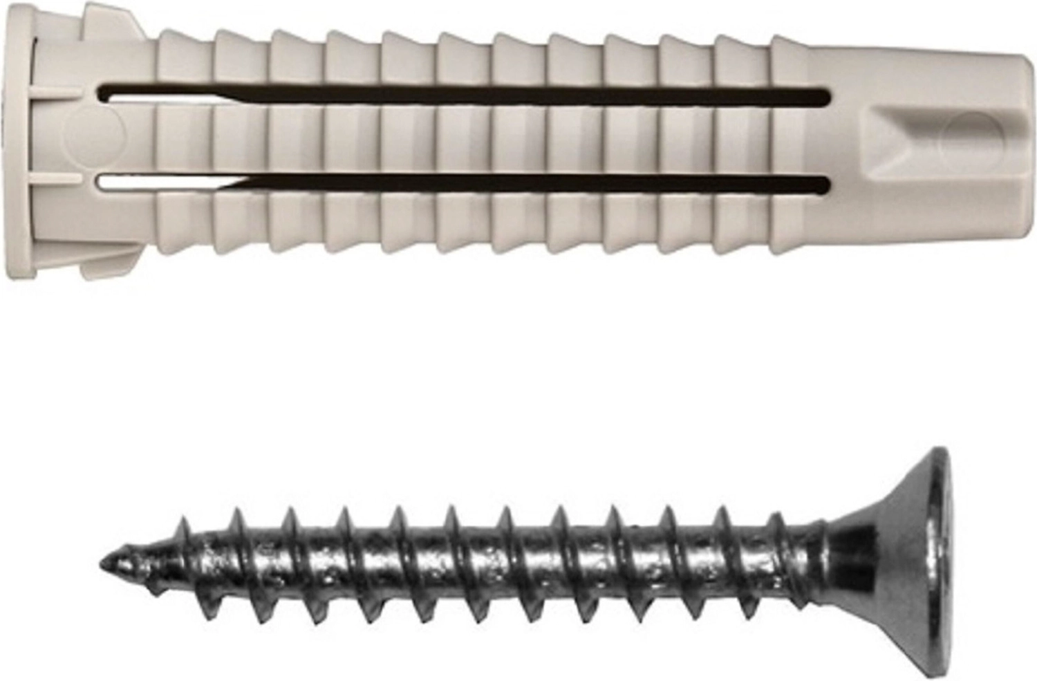 Дюбель универсальный  ЕВРОПАРТНЕР 8х40 мм с шурупом 5х60 мм 20 шт