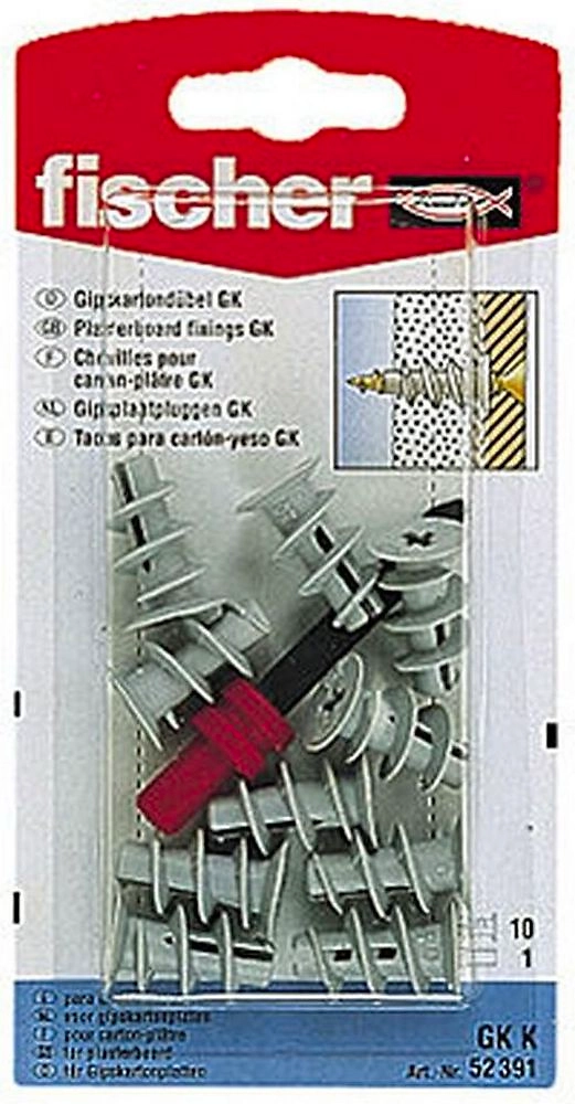 Дюбель рамный Fischer GK 4х22 мм 10 шт