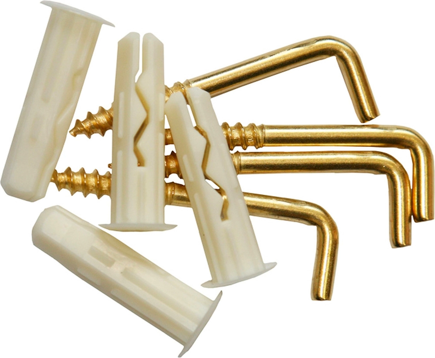 Дюбель ЕВРОПАРТНЕР MULTI 6x25 мм с крюк-шурупом 3х30 мм 4 шт