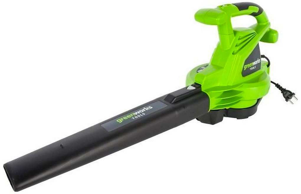 Воздуходувка-пылесос электрический Greenworks GBV2800 2800W
