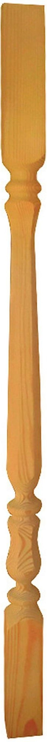 Балясина граненная 50х50х900 мм лиственница сорт экстра