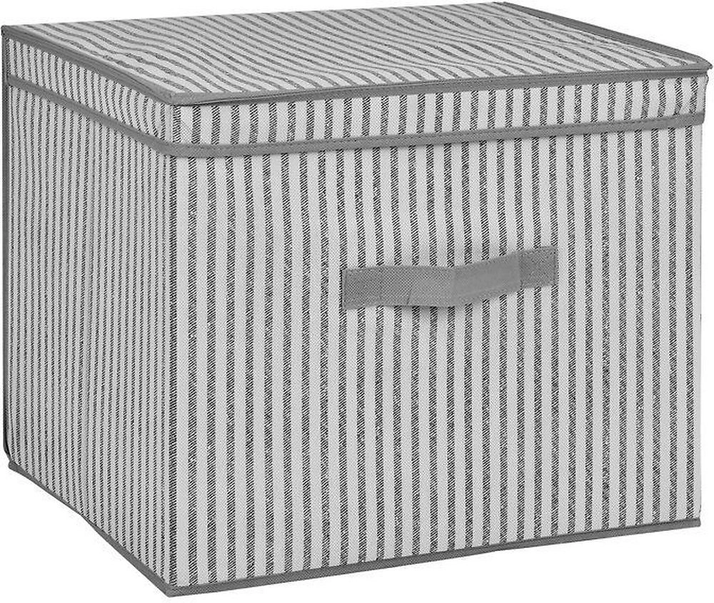 Корзина для белья текстиль OBI 122086 40х25х30 см серая