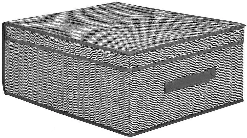 Корзина для белья текстиль OBI 122088 36х48х19 см серая