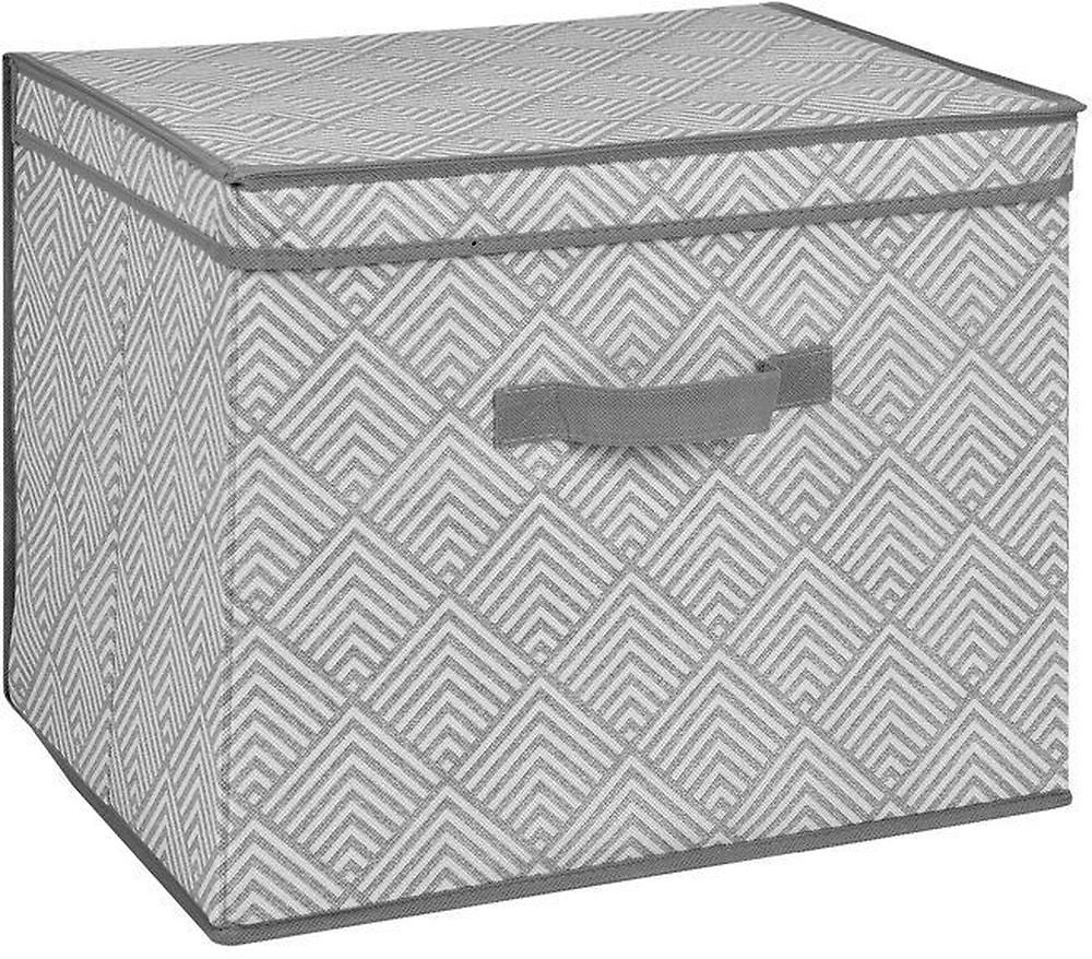 Корзина для белья текстиль OBI 122090 38х29х32,5 см серая