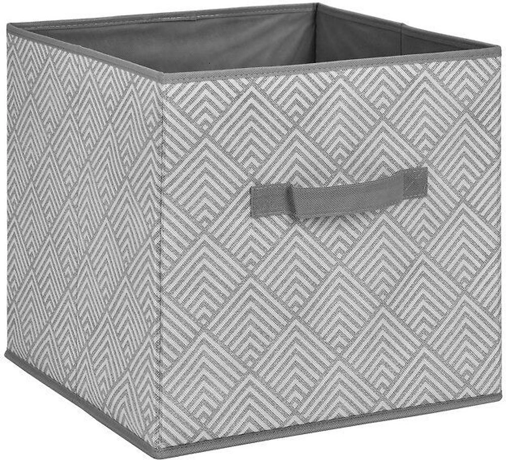 Корзина для белья текстиль OBI 122093 31х31х31 см серая