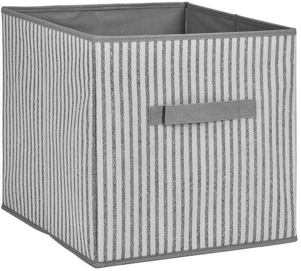 Корзина для белья текстиль OBI 122095 31х31х31 см серая