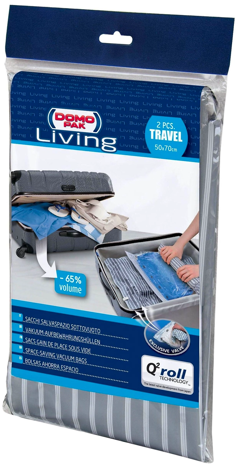 Вакуумный пакет Domopak Living прозрачный 50х70 см 2 шт