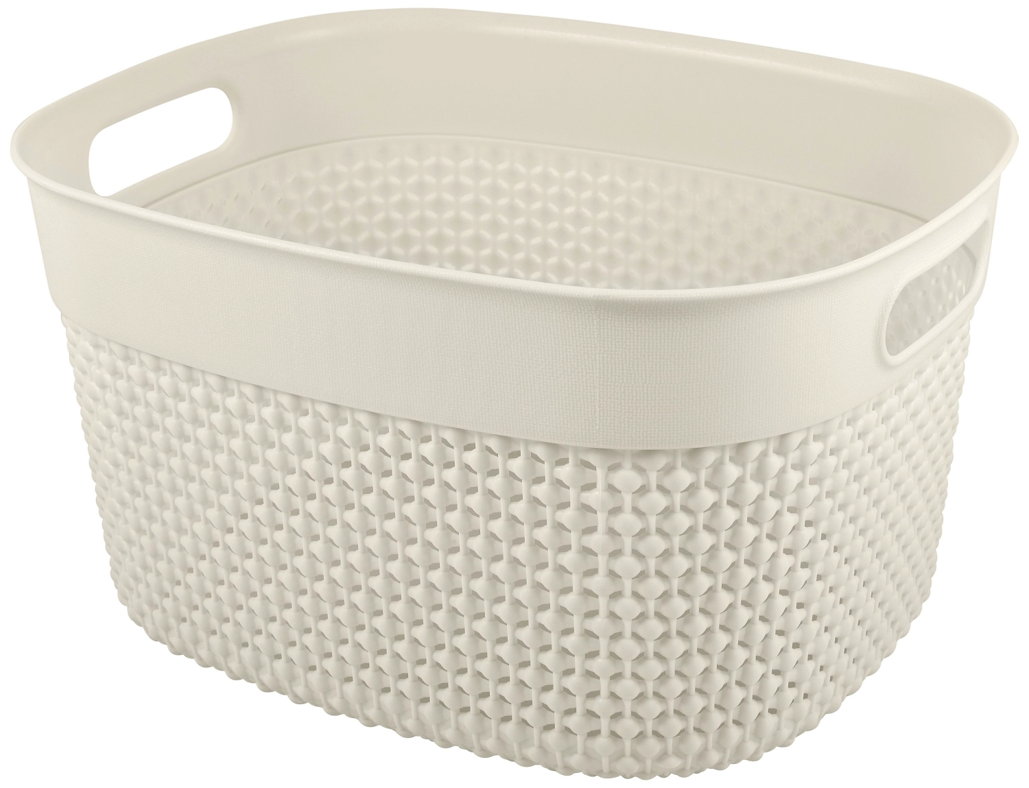 Корзина Plast Team Oslo полипропилен молочная 150х284х380 мм 12 л