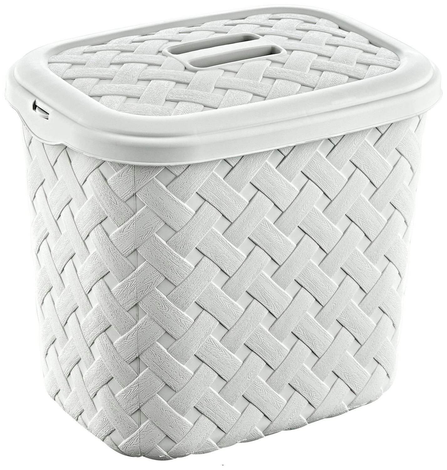 Корзина с крышкой Plast Team Oslo полипропилен дымчатая 241х202х270 мм 6 л