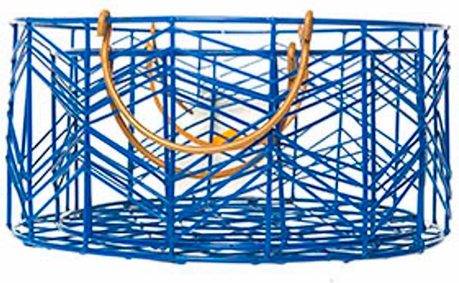 Набор корзин You'll love Геометрия сталь синий 200х280х280 мм 2 шт