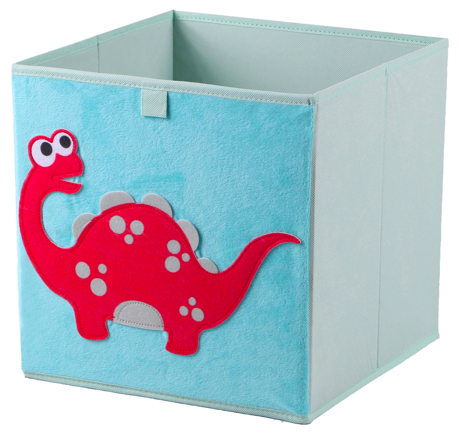 Короб для хранения с рисунком голубой 30х30х30 см