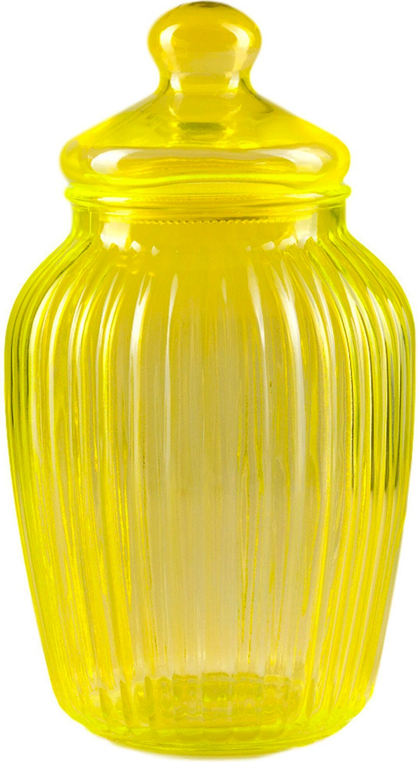 Банка для пищевой жидкости NiNaGlass Луана 2 л желтый