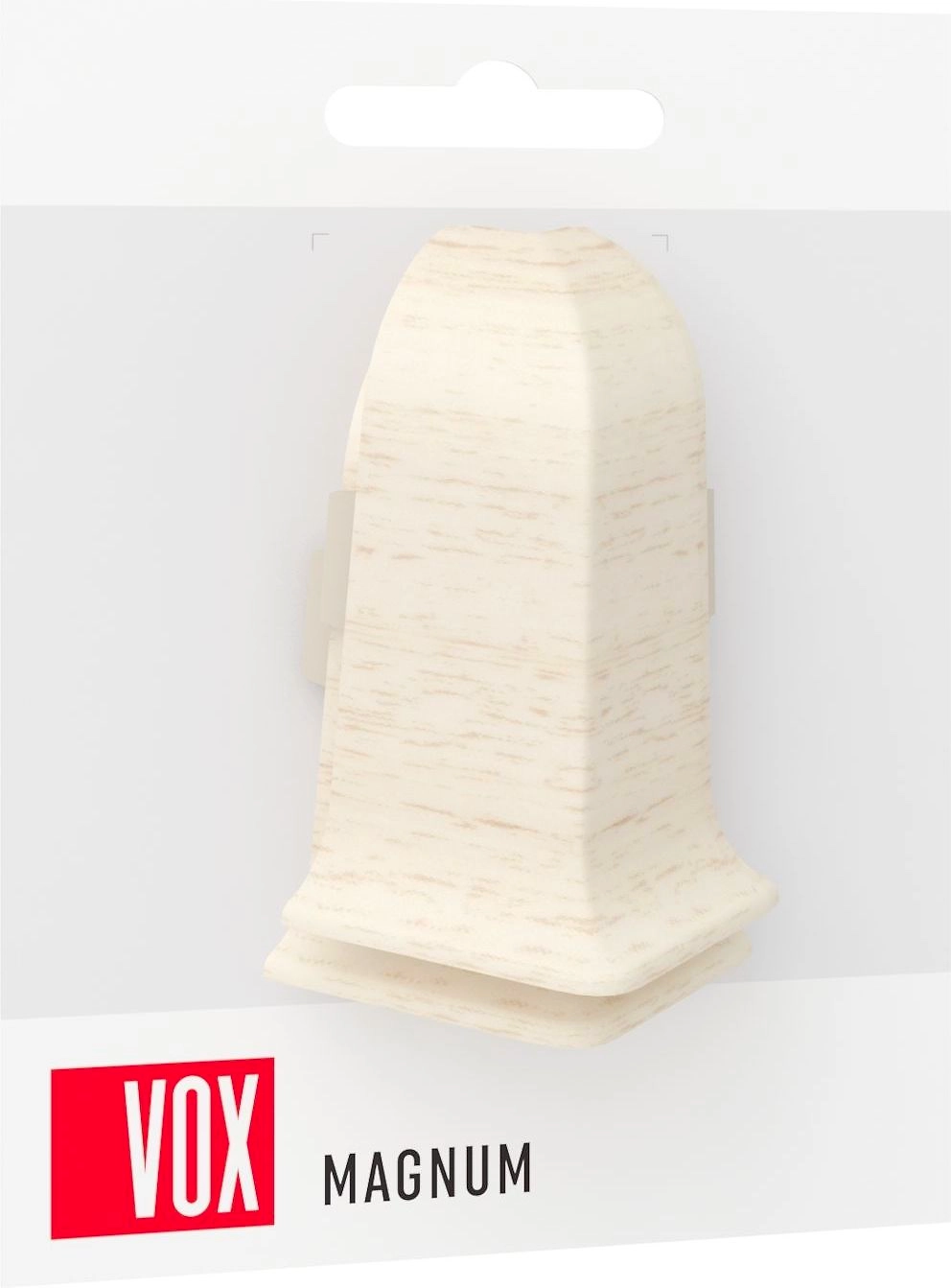 Наружный угол напольного плинтуса VOX Magnum дуб гренла 65 мм 2 шт