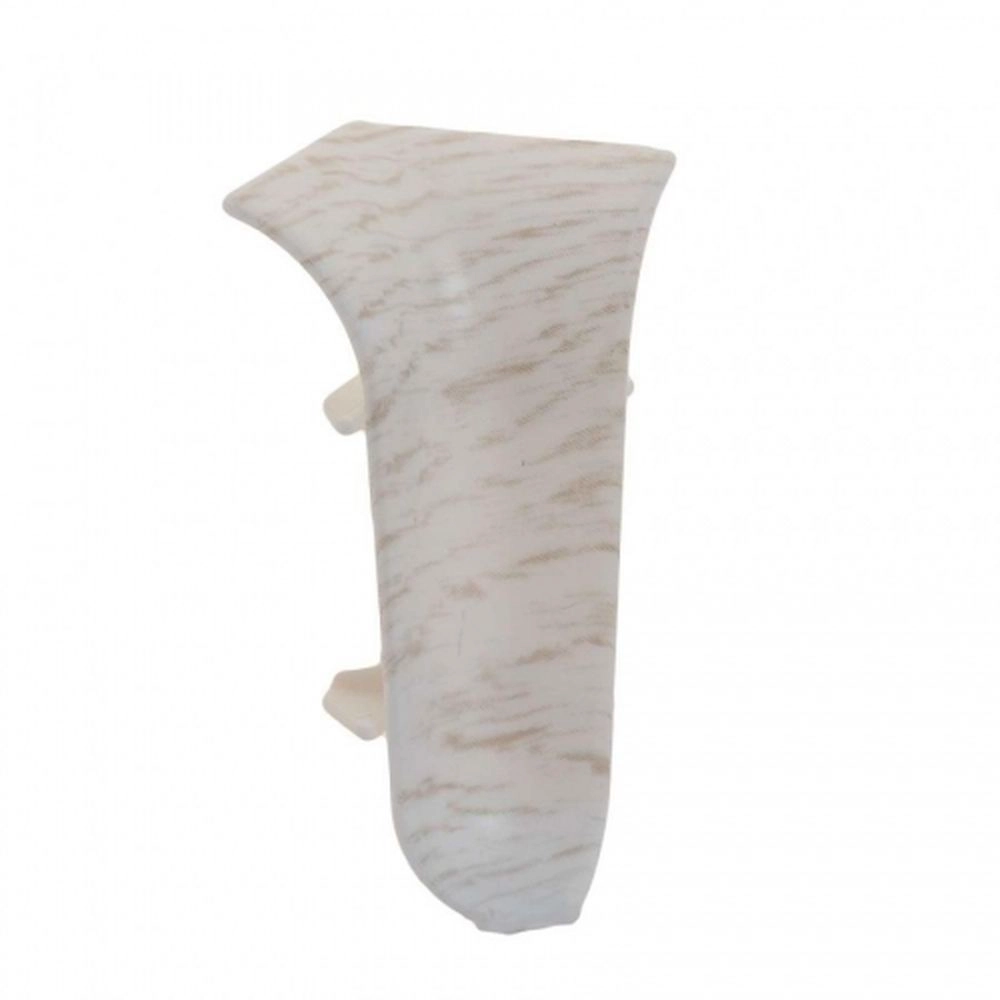 Внутренний угол напольного плинтуса WIMAR дуб аргенто 58 мм 2 шт