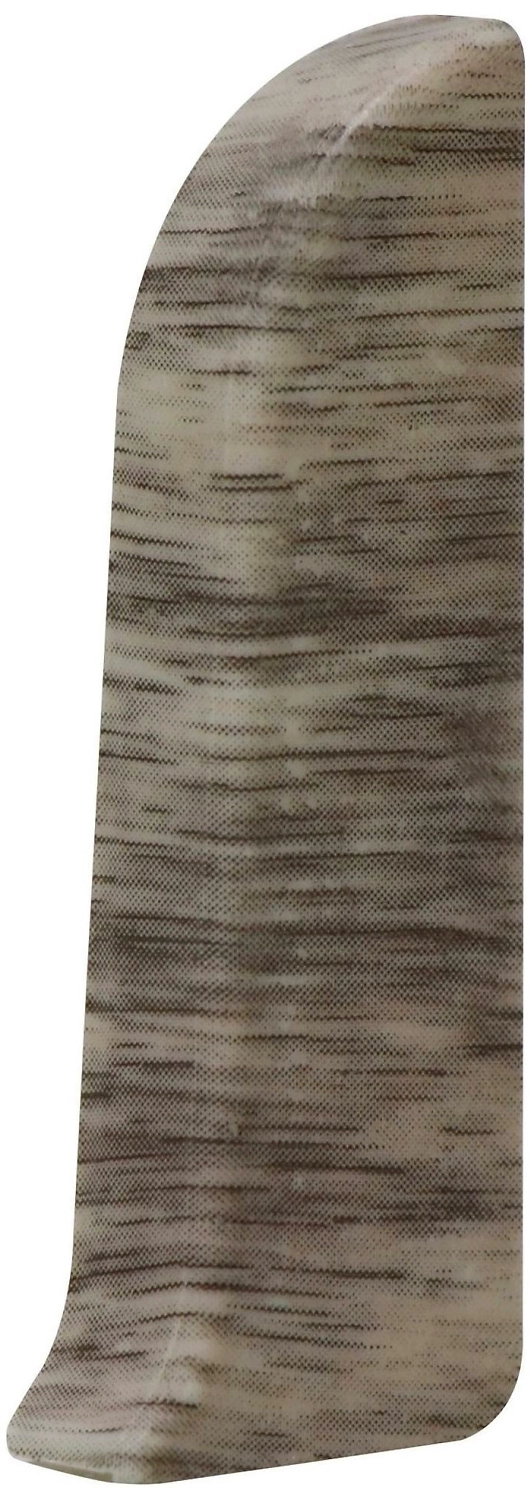 Заглушка напольного плинтуса WIMAR дуб альба 86 мм 2 шт