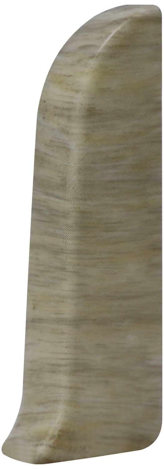 Заглушка напольного плинтуса WIMAR дуб аргенто 86 мм 2 шт