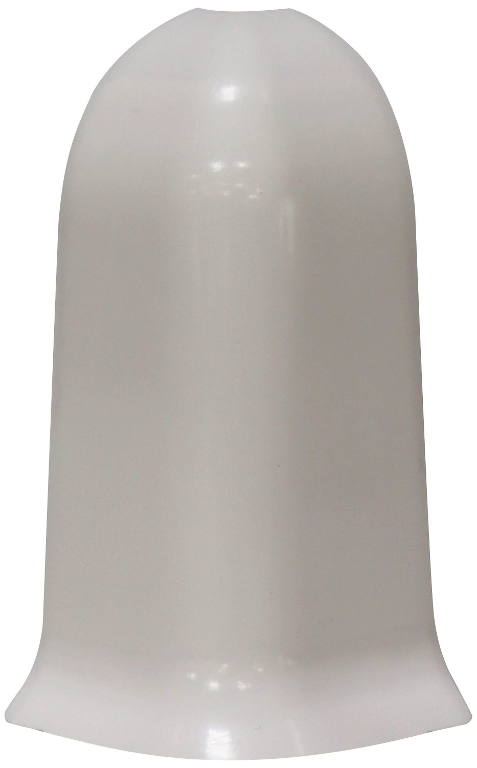 Наружный угол напольного плинтуса WIMAR белый 68 мм 2 шт