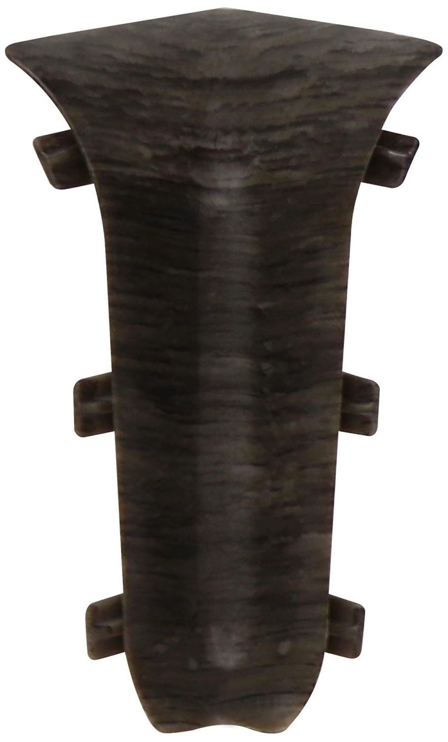 Внутренний угол напольного плинтуса WIMAR дуб черненый 68 мм 2 шт