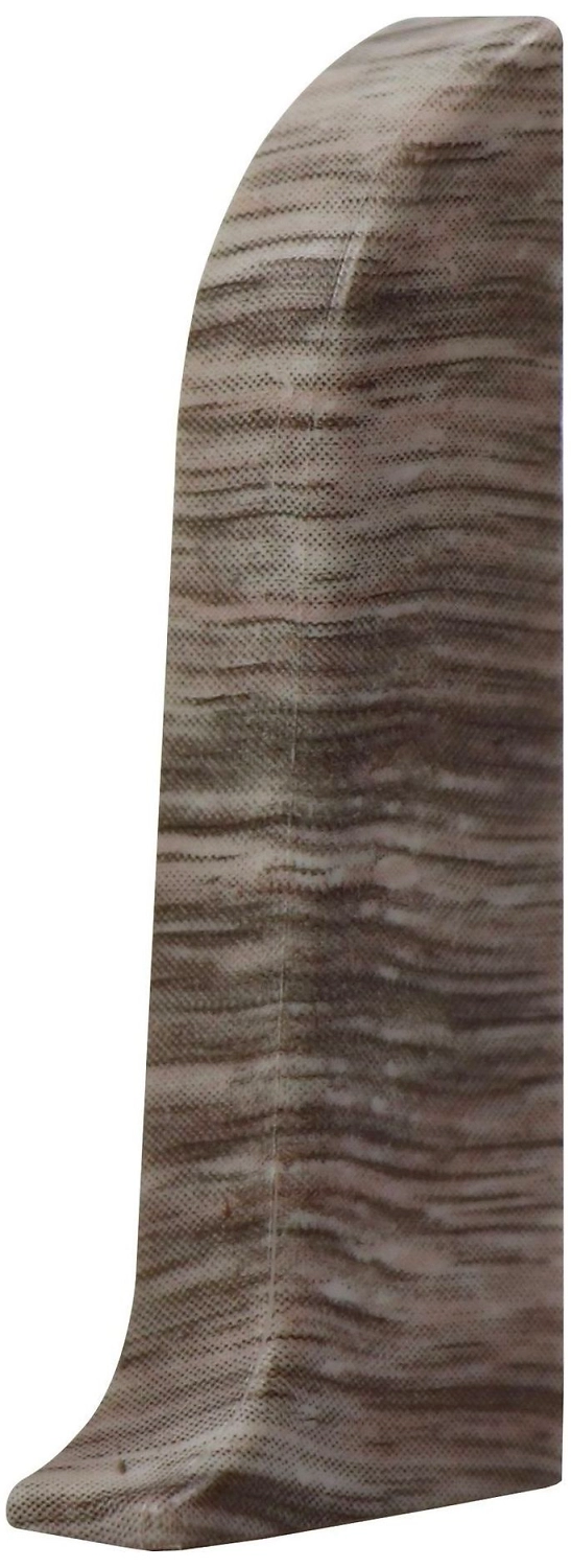 Заглушка напольного плинтуса WIMAR дуб альба 58 мм 2 шт