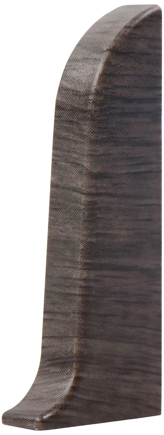 Заглушка напольного плинтуса WIMAR дуб черненый 58 мм 2 шт